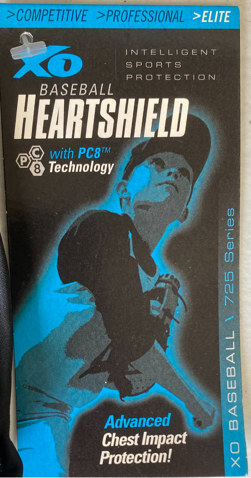 BASEBALL HEART SHIELD Chest Guard Vest Shirt YOUTH LARGE XO Athletic w/ $39 TAG!