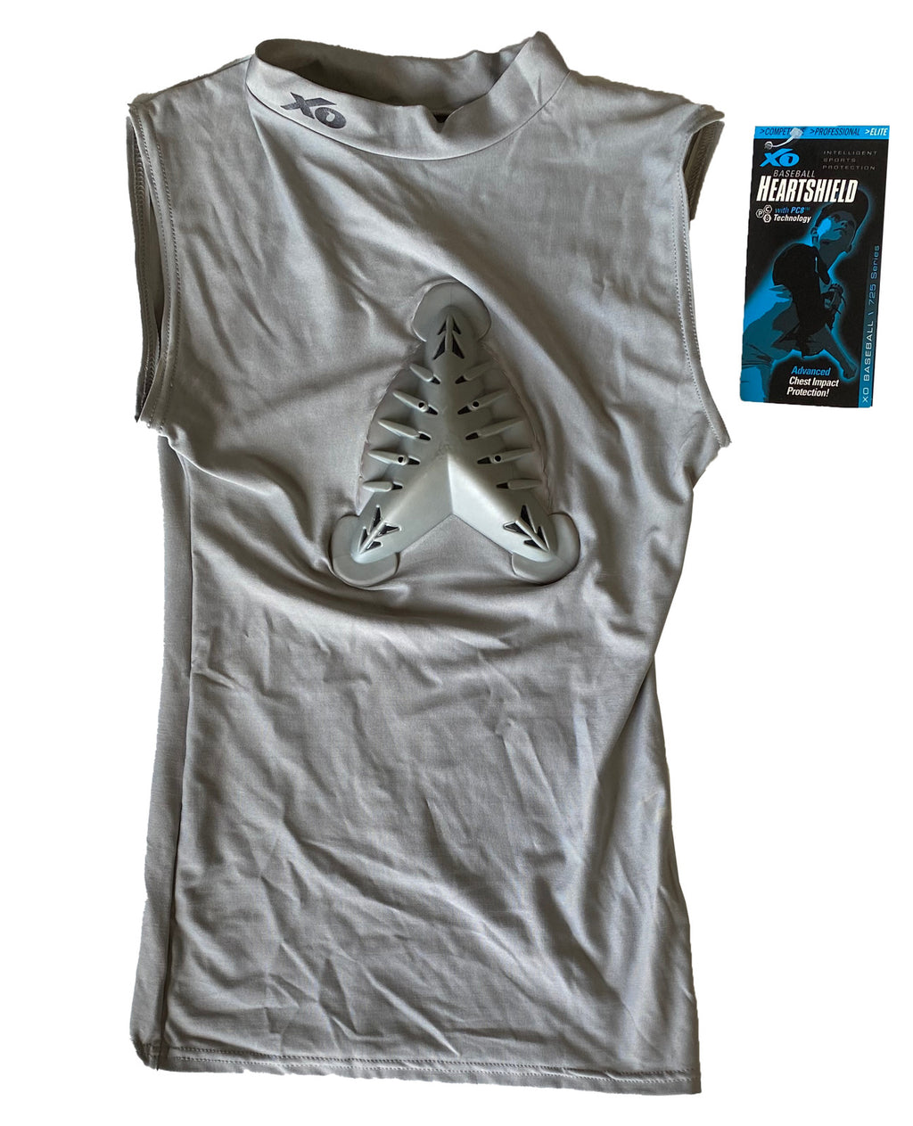 New BASEBALL HEART SHIELD Chest Guard YOUTH S Vest Shirt XO Athletic w/ $39 TAG