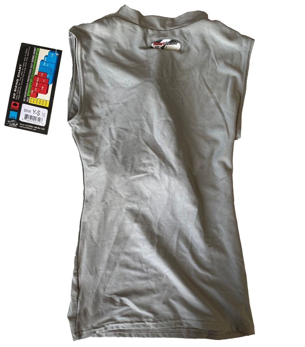 New BASEBALL HEART SHIELD Chest Guard YOUTH S Vest Shirt XO Athletic w/ $39 TAG