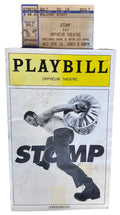 STOMP PLAYBILL & Ticket 2X SIGNED VTG 2003 Orpheum Theatre NYC Off BROADWAY Show