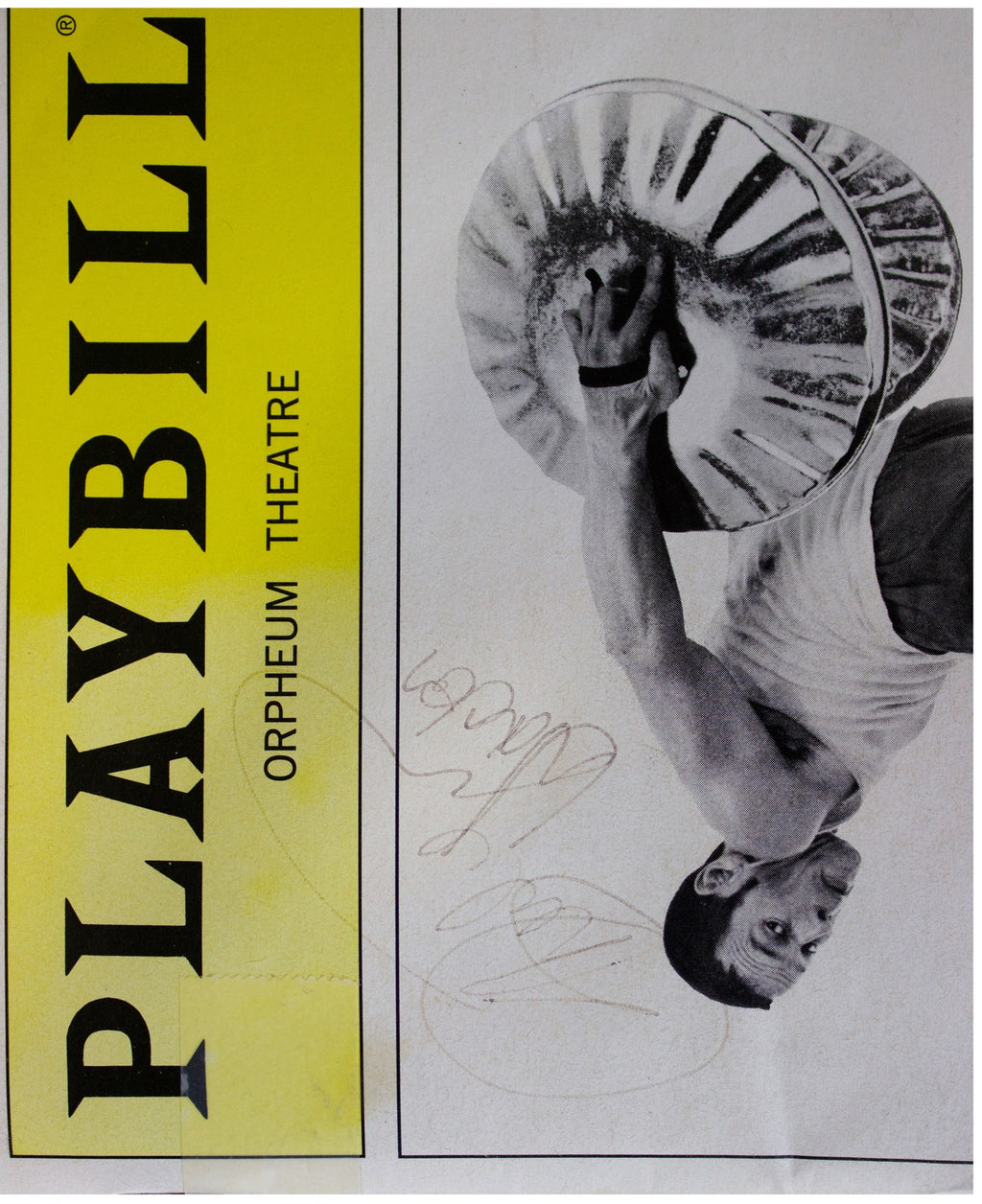 STOMP PLAYBILL & Ticket 2X SIGNED VTG 2003 Orpheum Theatre NYC Off BROADWAY Show