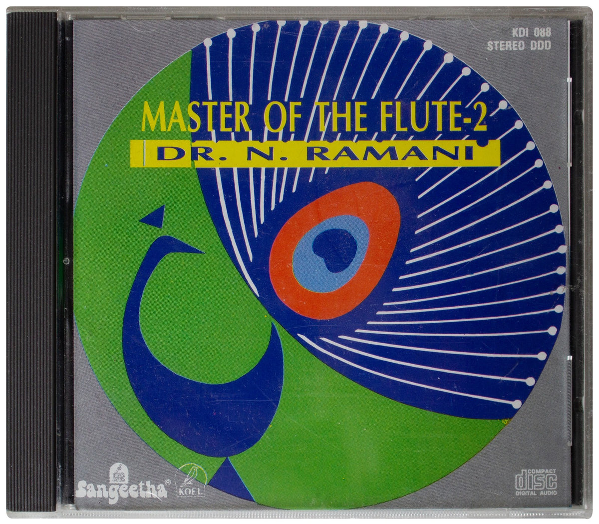 DR. N. RAMANI Master Of The Flute 2 CD Carnatic Indian Classical Music 1997 RARE