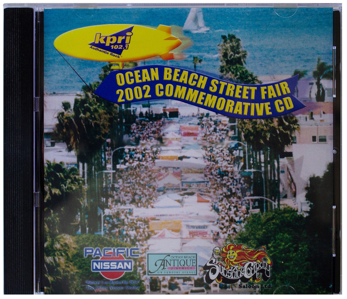 OCEAN BEACH STREET FAIR 2002 CD OOP San Diego Bands KPRI 102.1 Compilation RARE!