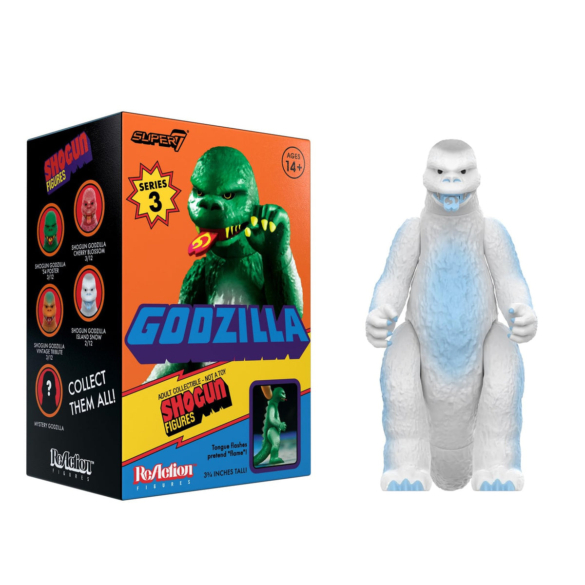 New SHOGUN GODZILLA 12-Pack BLIND BOX Super7 Toho Retro Action Figures 3.75" NIB