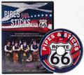 PIPES & STICKS ON ROUTE 66 DVD SIGNED By Director John McDonald ! Bagpipe Music