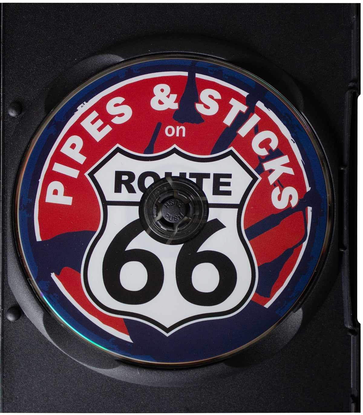 PIPES & STICKS ON ROUTE 66 DVD SIGNED By Director John McDonald ! Bagpipe Music