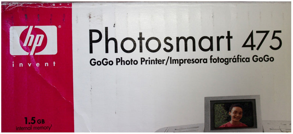 HP Photosmart 475 Digital Photo INKJET PRINTER Hewlett-Packard For 4x6 & 5x7 CIB