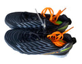 New RAWLINGS Men's Size 8 BASEBALL CLEATS Black w/ Silver & Neon NWOT Softball