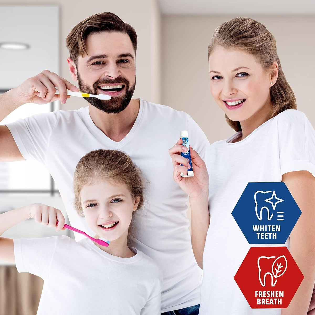 New LOT Of 48 MEDPRIDE Fluoride TOOTHPASTE Tubes 1.5 Oz Each EXP 10/28 Free S&H!