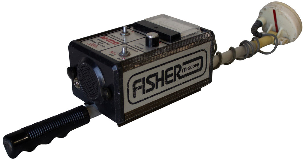 FISHER M-SCOPE M-100 Metal Detector REBAR LOCATOR Probes Thru Concrete VTG 80s