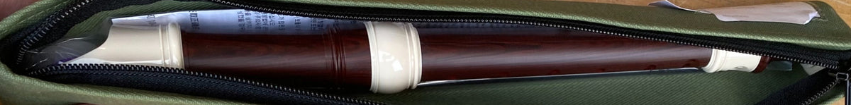 YAMAHA RECORDER w/ CASE YRS-312BIII Soprano Baroque Wood ROSEWOOD Finish JAPAN