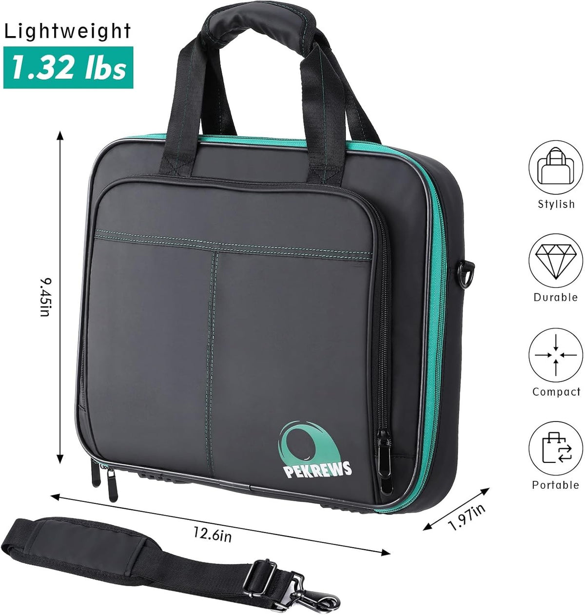 New POOL BALL CASE Fits Up To 12 ! Padded Billiards Storage Travel Bag w/ Handle