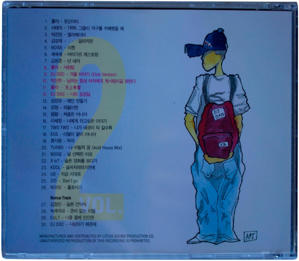 DANCE CLUB MIX Vol 2 CD OOP 1996 Lotus Sound Production 90s K-Pop EDM House HTF