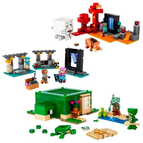 New LEGO MINECRAFT Infinite Worlds Set BUILDING KIT 789 Piece Playset 66807 NIB