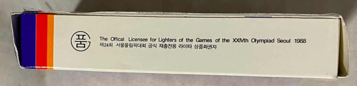 New VTG 80s OLYMPICS LIGHTER Kingstar MINT IN BOX 1988 Seoul Summer Collectible