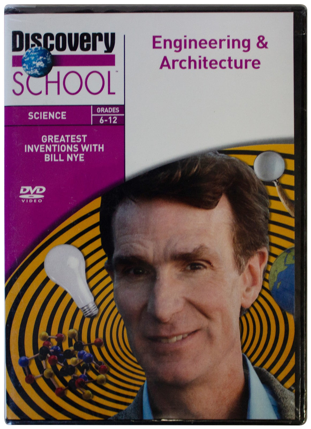 GREATEST INVENTIONS w/ BILL NYE Engineering & Architecture DVD Sealed RARE OOP