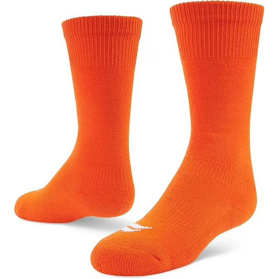 New SOF SOLE Orange BASEBALL SOCKS 2 PAIR Pack YOUTH SMALL (Yth 10 ~ Adult 4.5)