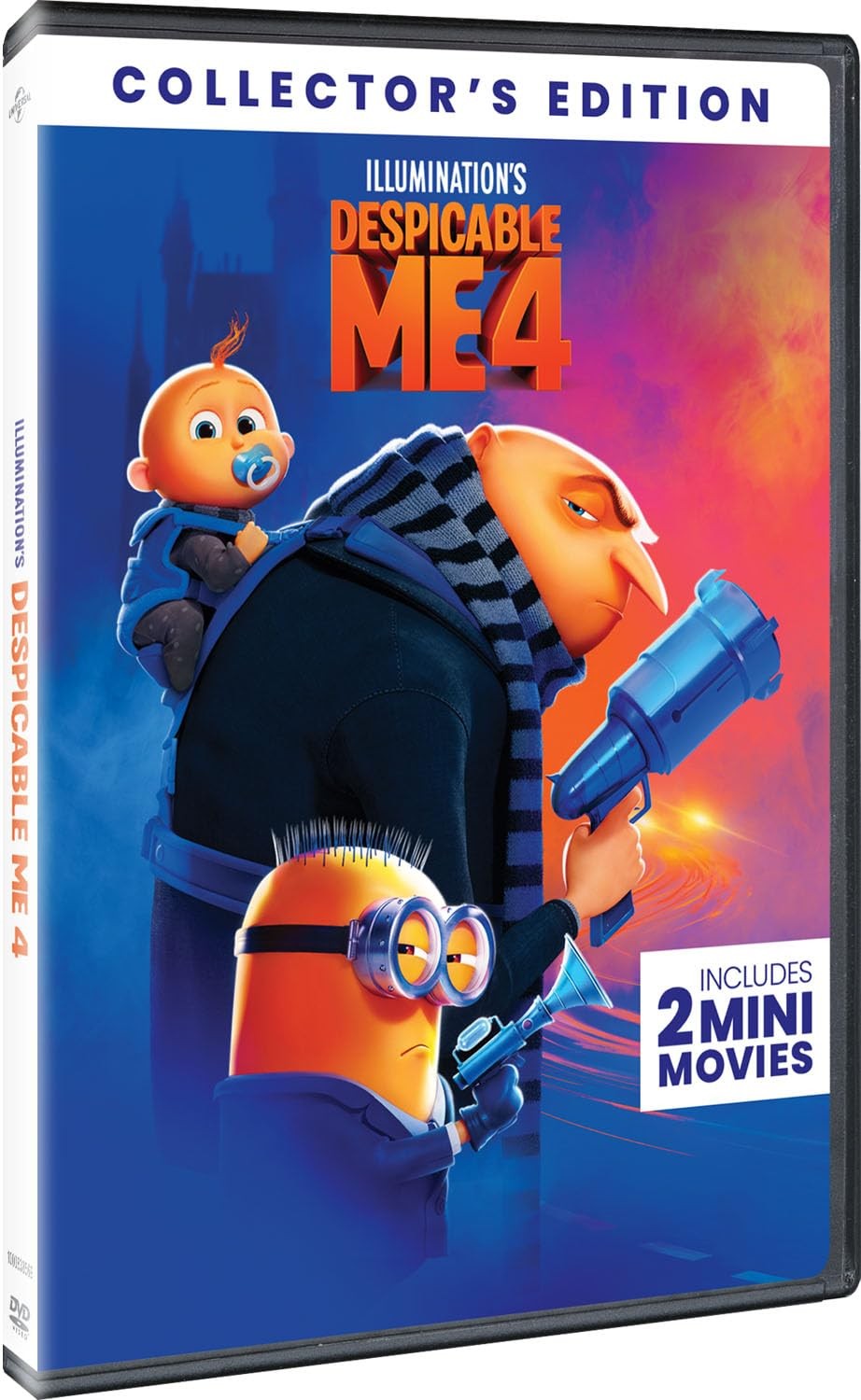 DESPICABLE ME 4 Collectors Edition DVD Sealed NEW w/ 2 Bonus Mini Movies MINIONS