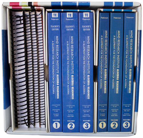 ALGEBRA READINESS PROGRAM Teacher/Student BOOK SET Mind Research Institute