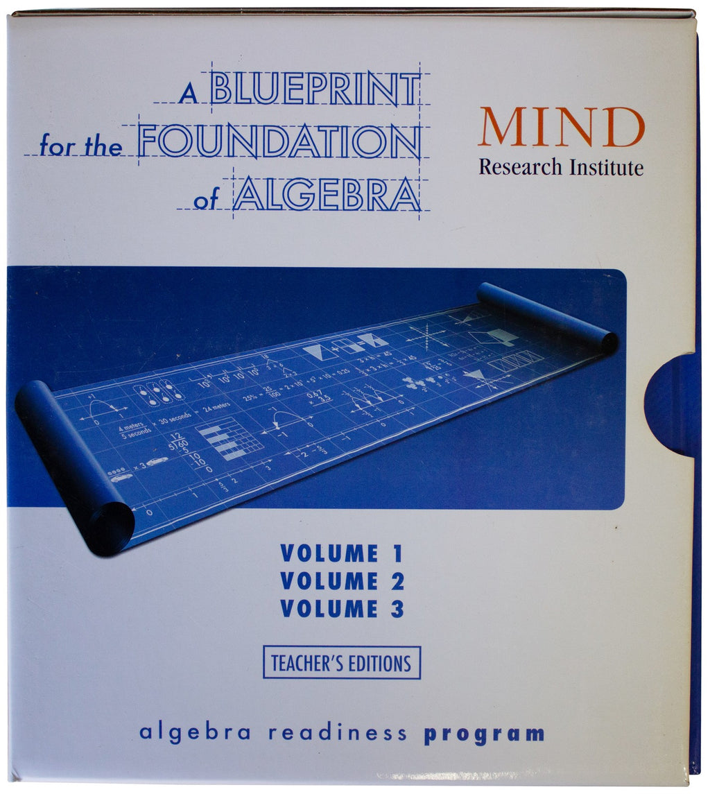 ALGEBRA READINESS PROGRAM Teacher/Student BOOK SET Mind Research Institute