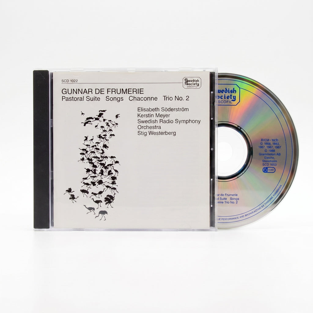 GUNNAR DE FRUMERIE CD Pastoral Suite OOP 1988 Swedish Society SCD 1022 RARE !