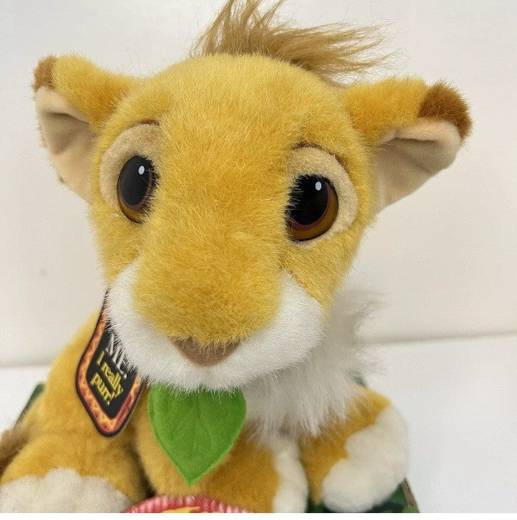 VTG 90s LION KING Purring Simba PLUSH TOY In BOX Mattel Disney 1993 NO SOUND CIB