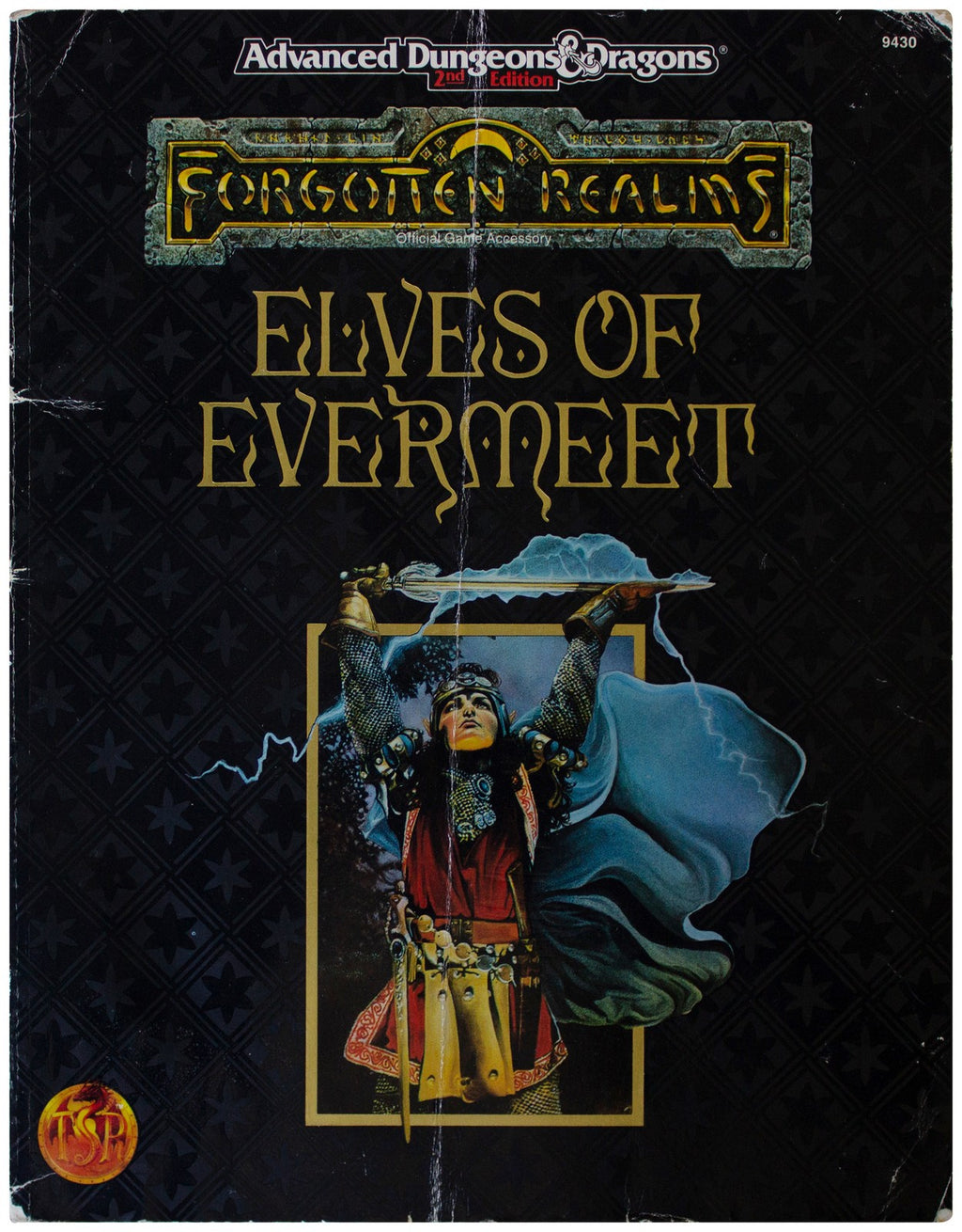 AD&D ELVES OF EVERMEET Sourcebook 1994 2nd Edition TSR 9430 Forgotten Realms D&D