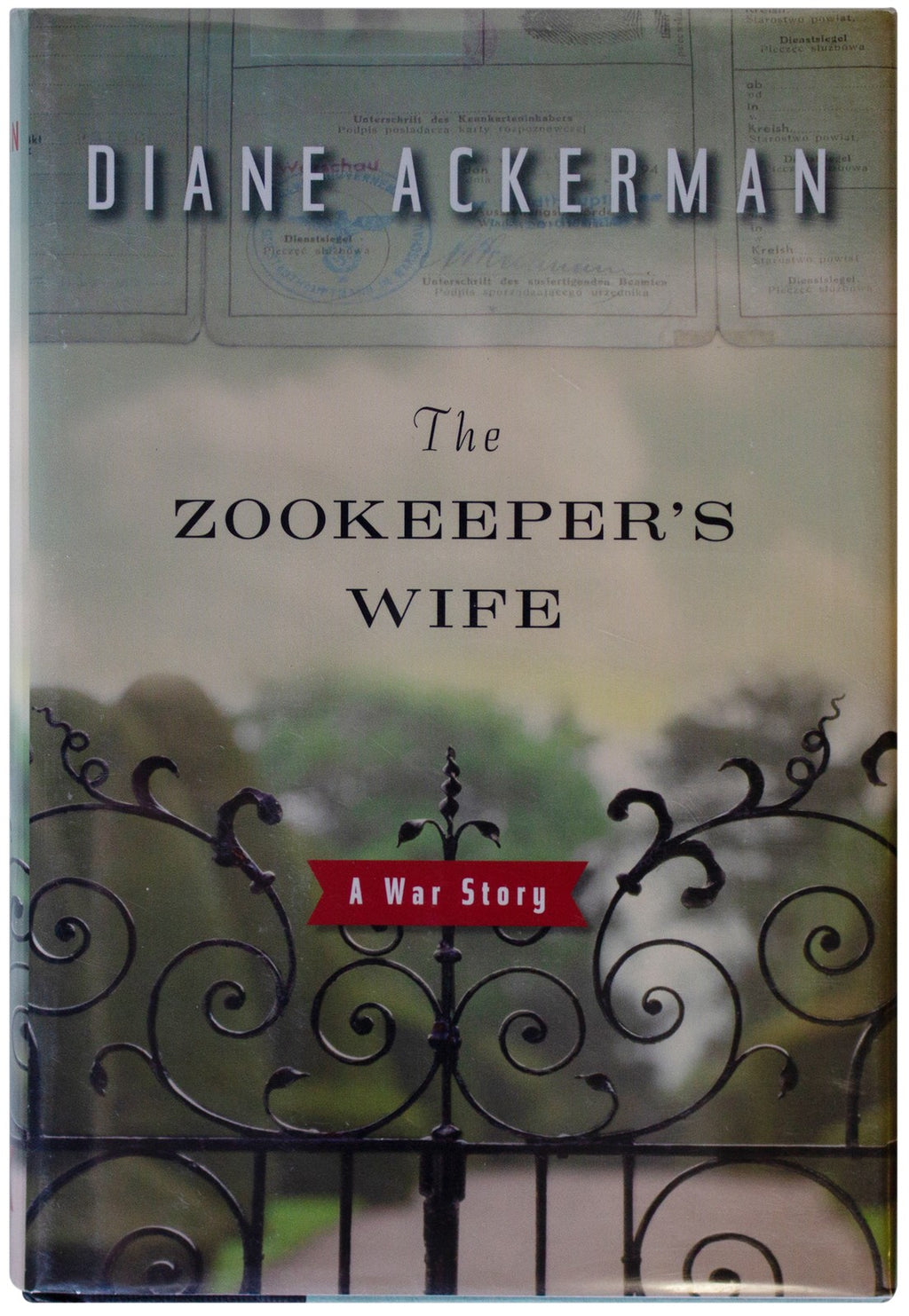 DIANE ACKERMAN SIGNED Zookeepers Wife 1ST EDITION HARDBACK Warsaw Holocaust WWII