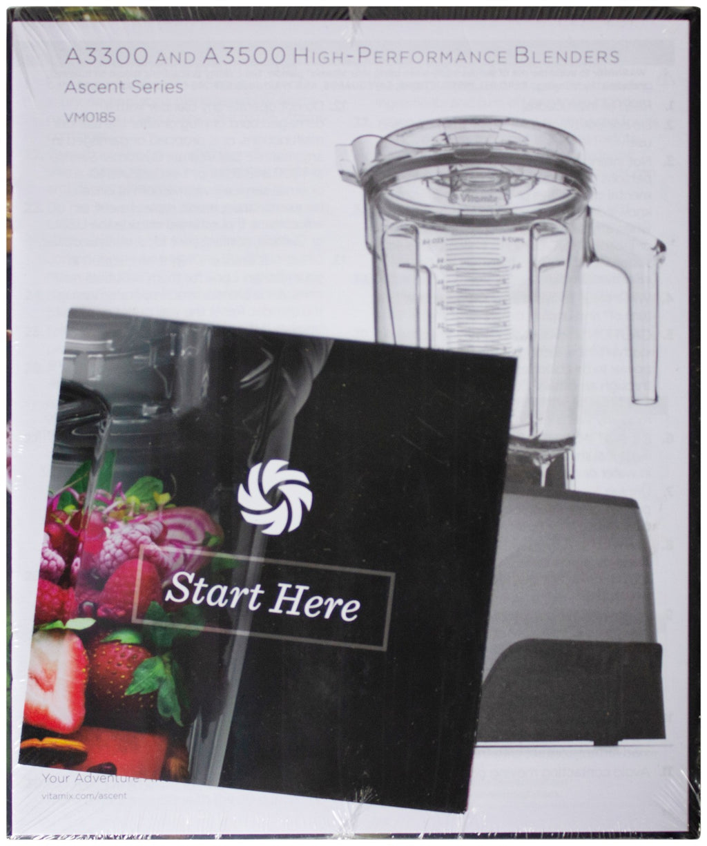 New VITAMIX Simply Blending COOKBOOK & Owner's Manual A3300 A3500 Easy Recipes !