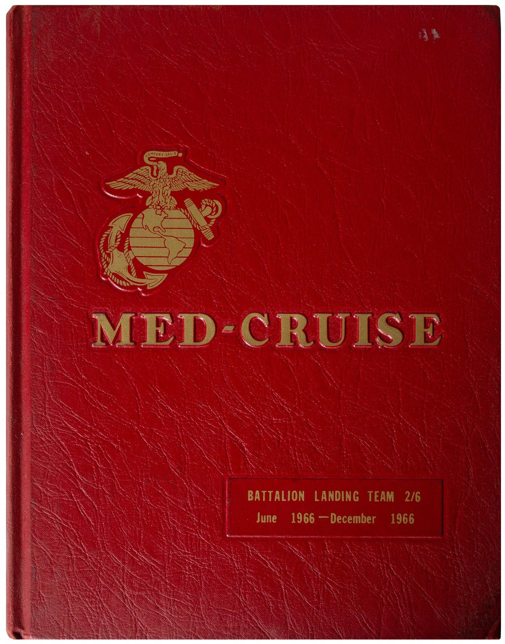 USMC 1966 MED-CRUISE BOOK Battalion Landing Team BLT 2/6 US Marine Corps VTG 60s