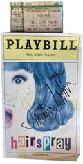 HAIRSPRAY BROADWAY PLAYBILL SIGNED Marissa Winokur & Matthew Morrison + TICKET !