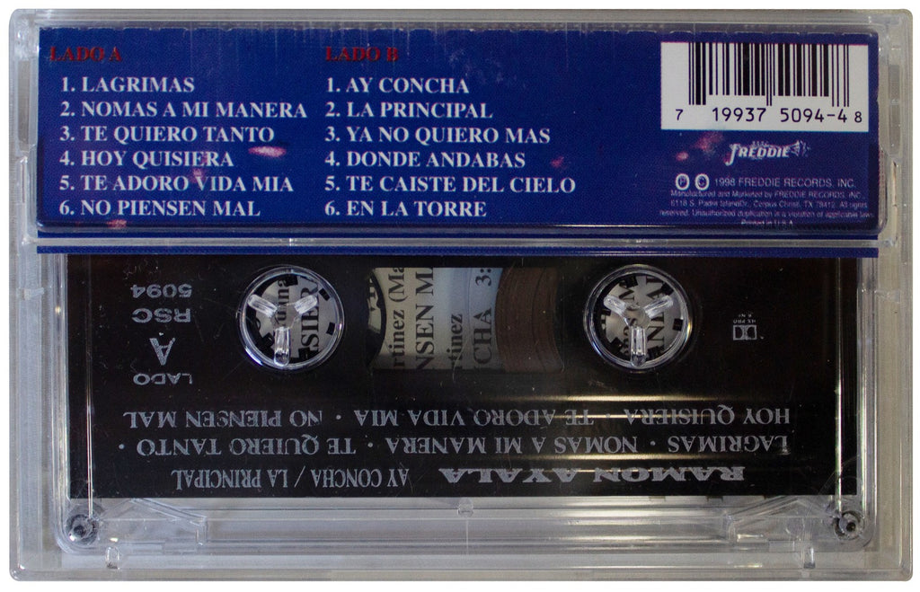 RAMON AYALA Y Sus Bravos Del Norte CASETTE TAPE Ay Concha / La Principal VTG 90s