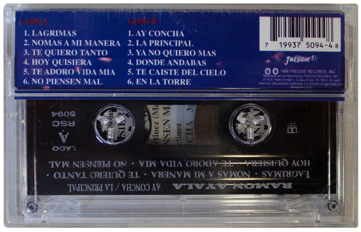 RAMON AYALA Y Sus Bravos Del Norte CASETTE TAPE Ay Concha / La Principal VTG 90s