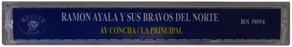 RAMON AYALA Y Sus Bravos Del Norte CASETTE TAPE Ay Concha / La Principal VTG 90s