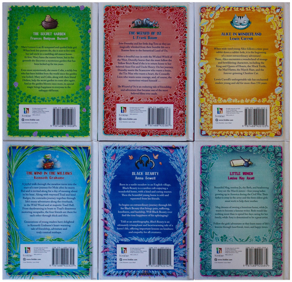 MY CLASSICS COLLECTION Vol. 1 BOX SET 6 HARDCOVER Children's Books Hinkler $59