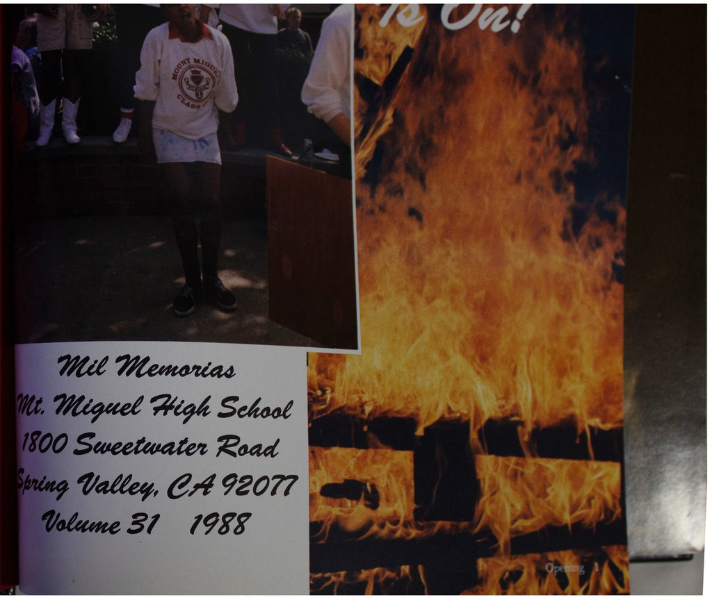 MOUNT MIGUEL HIGH SCHOOL 1988 YEARBOOK Spring Valley CA VTG 80s MMHS Matadors HC
